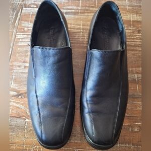 Cole Haan Air Men's Black Leather Loafer Size 10 Slip On‎ Shoes
